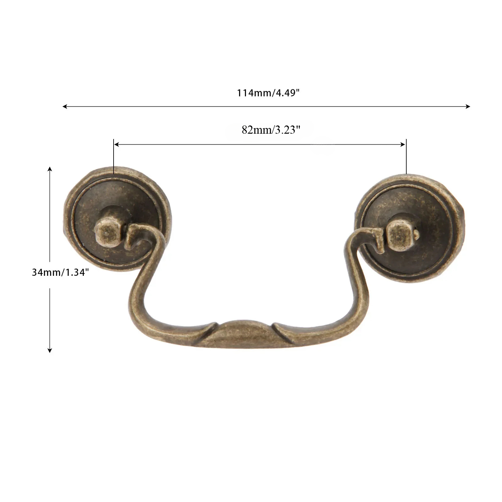 Furniture Hardware Brass - Antique Bronze Cabinet Handle Furniture Knobs