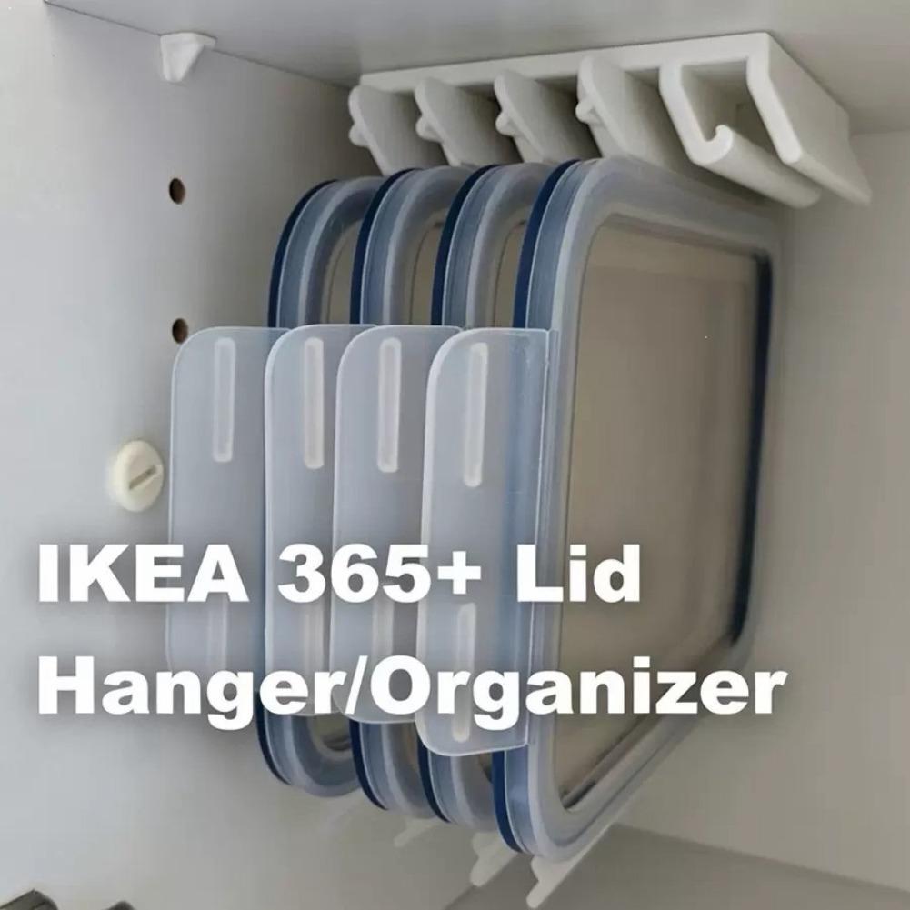 Shelf Bracket Pair - Kitchen Food Container Lid Holder Cabinet