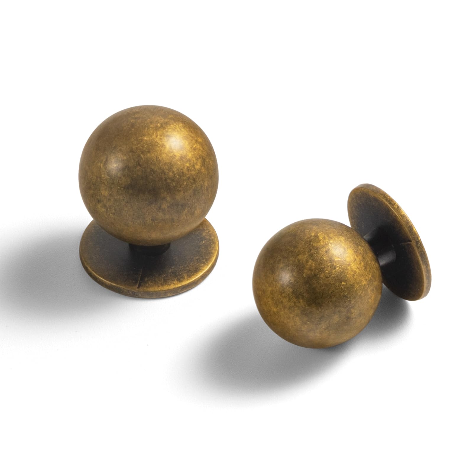 Goo-Ki 1 or 12 Set Antique Bra - Furniture Hardware Brass recension och pris