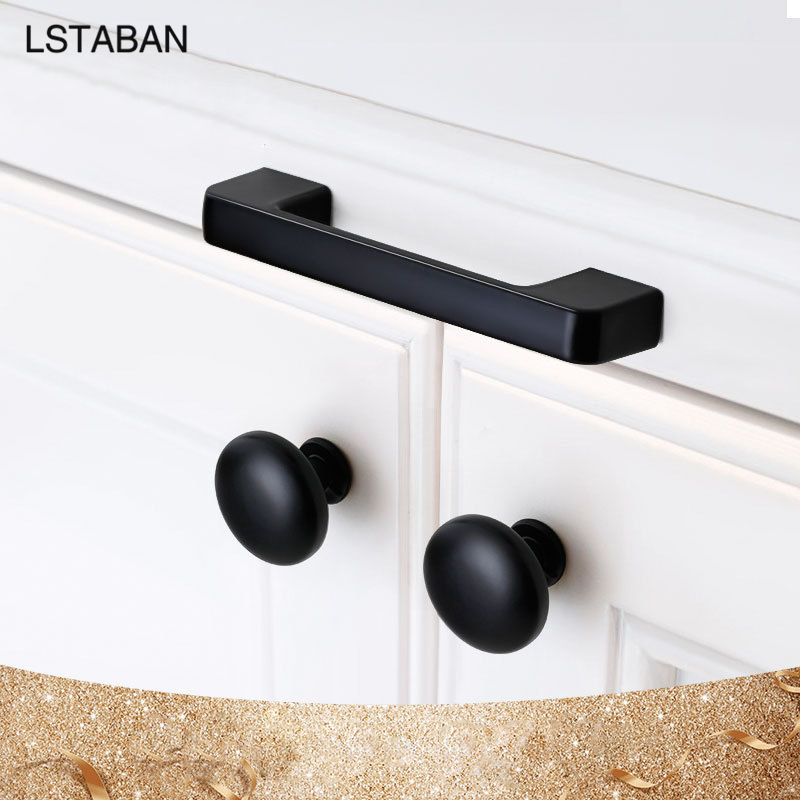 Solid Modern Simple Furniture  - Furniture Hardware Black recension och pris