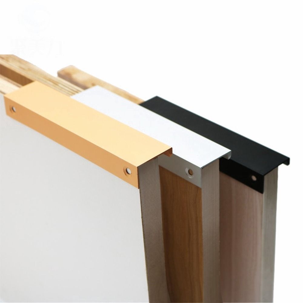 Long Pull Hidden Handles Furni - Furniture Hardware Black recension och pris
