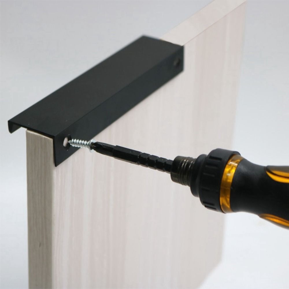 Long Pull Hidden Handles Furni - Furniture Hardware Black recension och pris