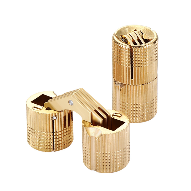 1/2 Piece 8-18mm Brass Hinge H - Furniture Hardware Brass recension och pris