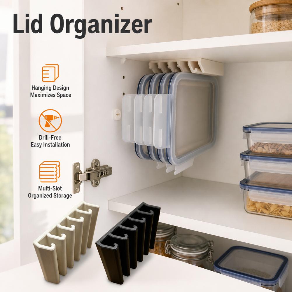 Kitchen Food Container Lid Hol - Shelf Bracket Pair recension och pris