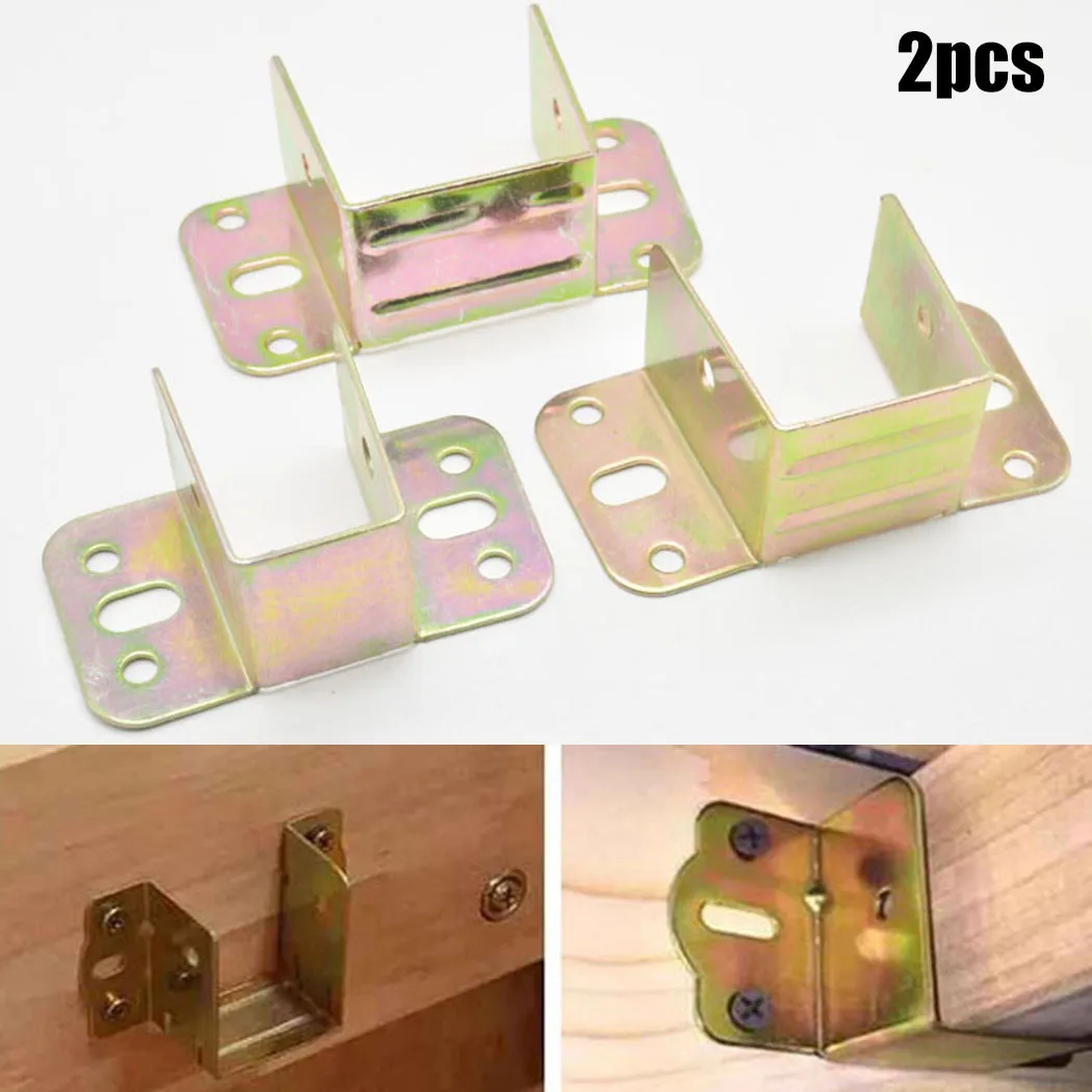 2pcs U Shaped Metal Bed Bracke - Furniture Hardware Manufacturer recension och pris