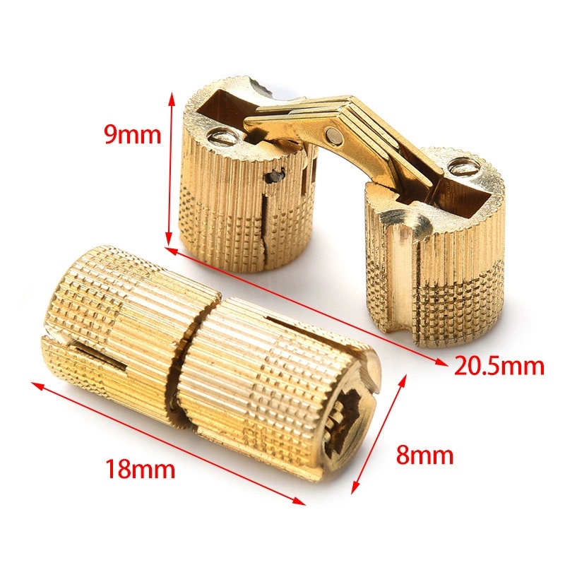 New 2026 8-18mm Copper Barrel  - Furniture Hardware Brass recension och pris