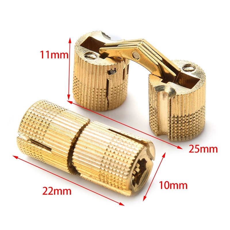 New 2026 8-18mm Copper Barrel  - Furniture Hardware Brass recension och pris