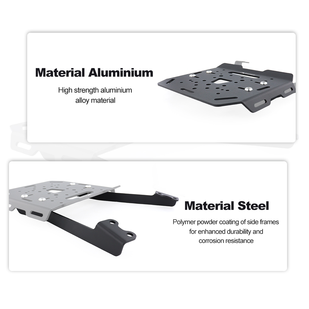 Motorcycle Rear Luggage Rack C - Shelf Bracket Pair recension och pris