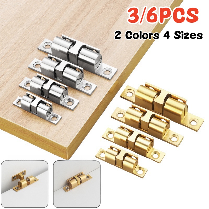 3/6pcs Cabinet Closet Door Bal - Furniture Hardware Brass recension och pris