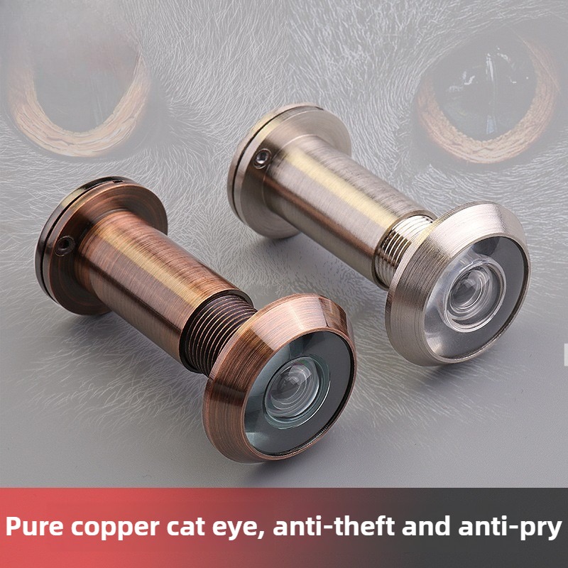 1 PCS 220 Degree Door Viewer H - Furniture Hardware Brass recension och pris