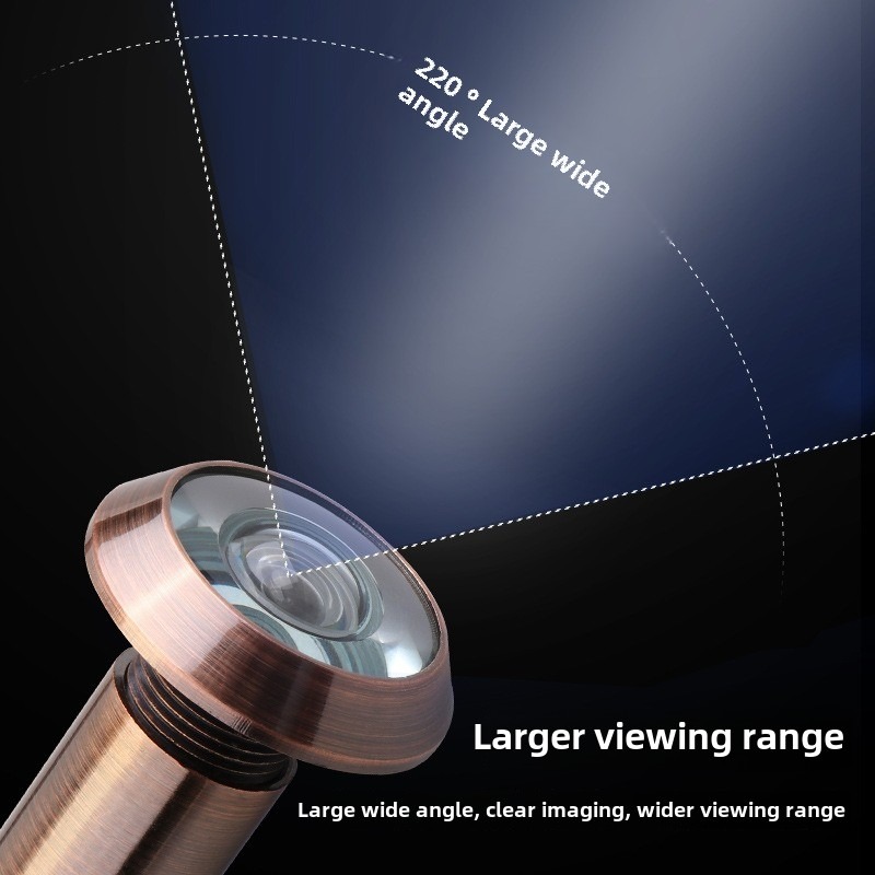 1 PCS 220 Degree Door Viewer H - Furniture Hardware Brass recension och pris