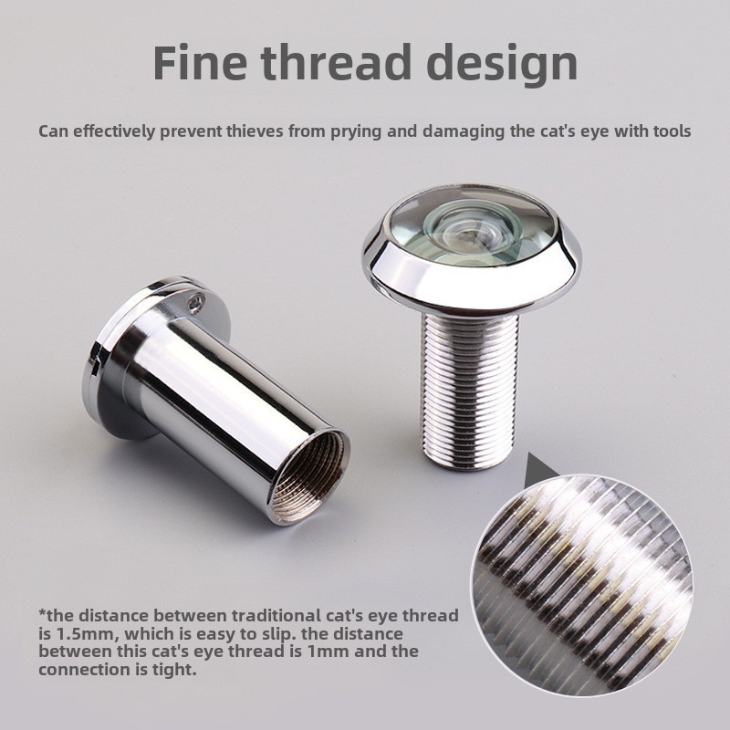 1 PCS 220 Degree Door Viewer H - Furniture Hardware Brass recension och pris
