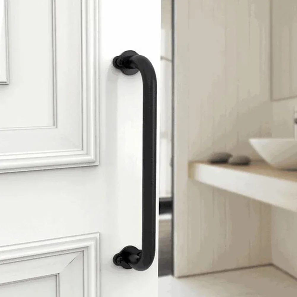 Sliding Barn Door Handle Pull  - Furniture Hardware Black recension och pris
