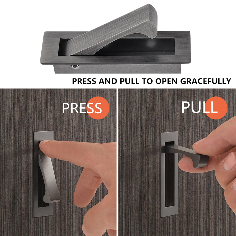 Stainless Steel Invisible Cabi - Furniture Hardware Brass recension och pris