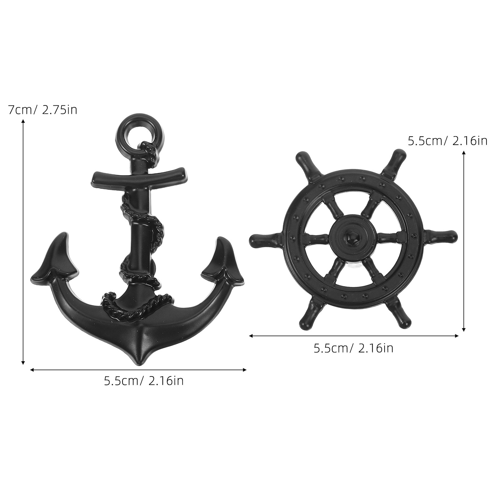 4Pcs Black Vintage Drawer Pull - Furniture Hardware Black recension och pris