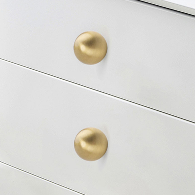 Home Wardrobe Door Pull Round  - Furniture Hardware Brass recension och pris