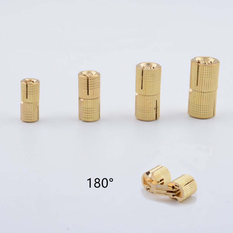 2pcs Copper Barrel Hinges Cyli - Furniture Hardware Brass recension och pris