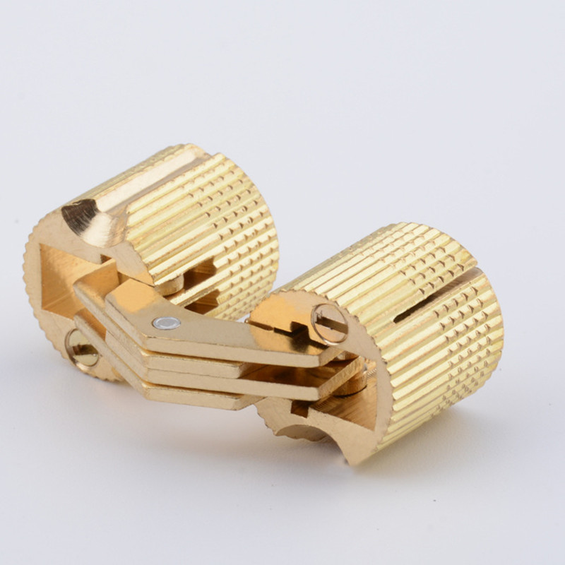 2pcs Copper Barrel Hinges Cyli - Furniture Hardware Brass recension och pris