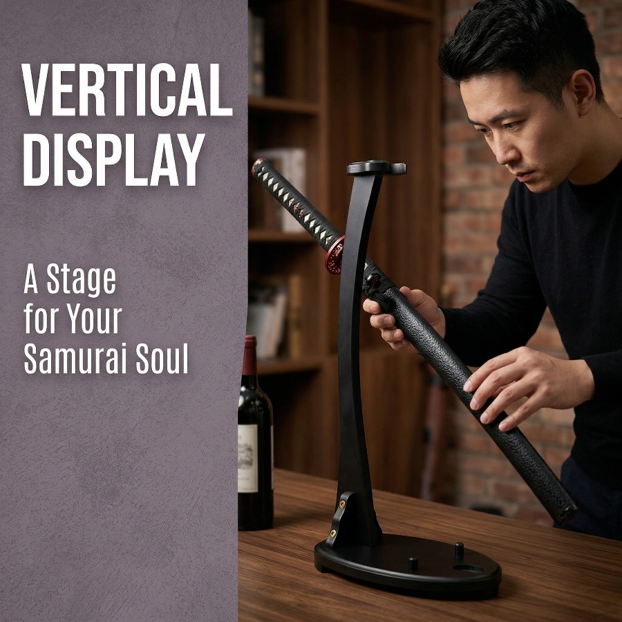 Vertical Katana Stand Sword Sh - Shelf Bracket Pair recension och pris