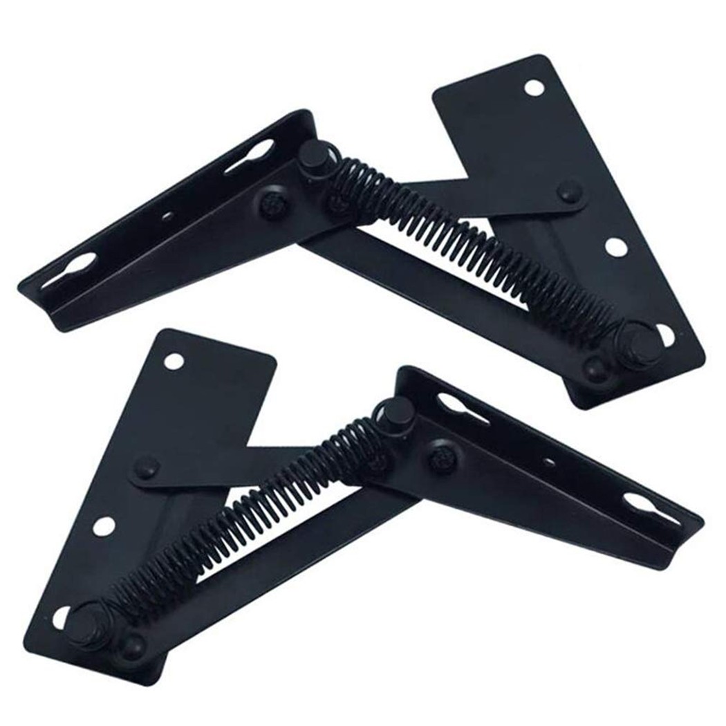 2Pcs Steel Sofa Bed Hinge 3-Po - Furniture Hardware Black recension och pris