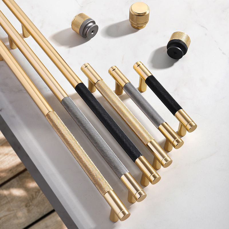 Nordic Wardrobe Handles–Gold C - Furniture Hardware Black recension och pris
