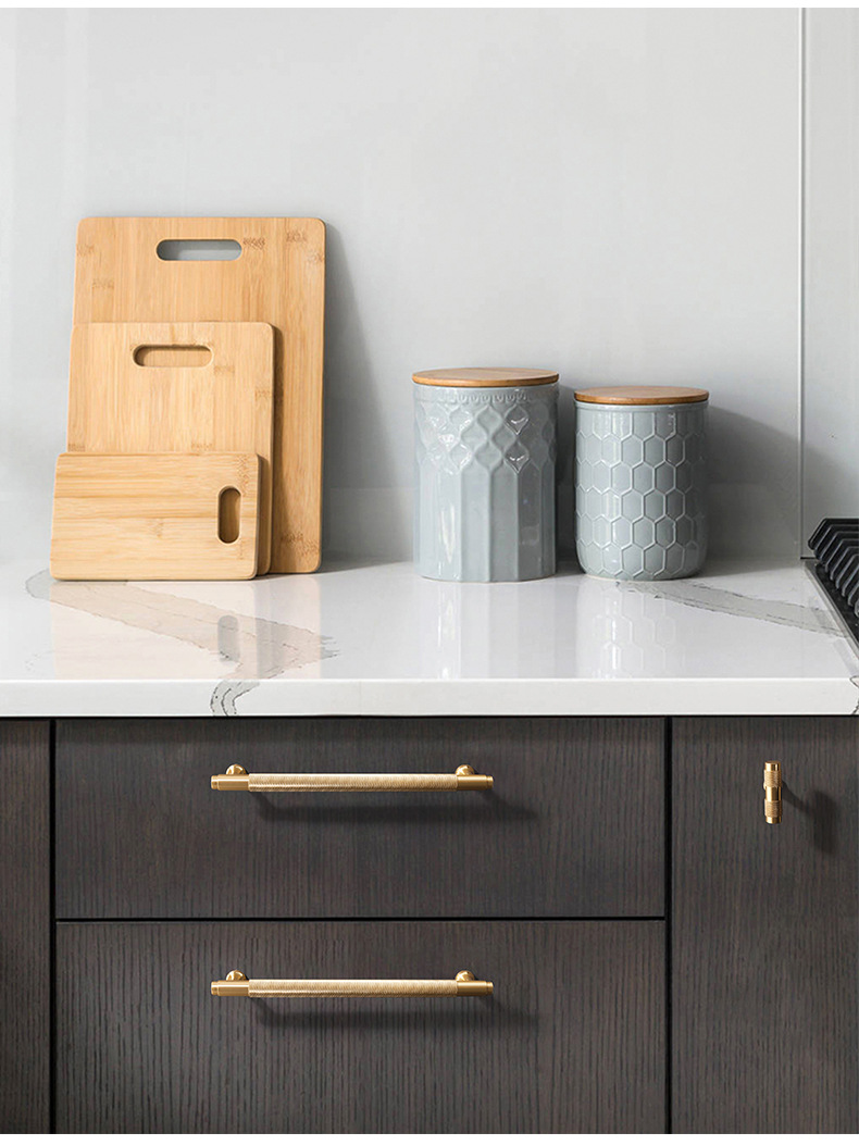 Nordic Wardrobe Handles–Gold C - Furniture Hardware Black recension och pris