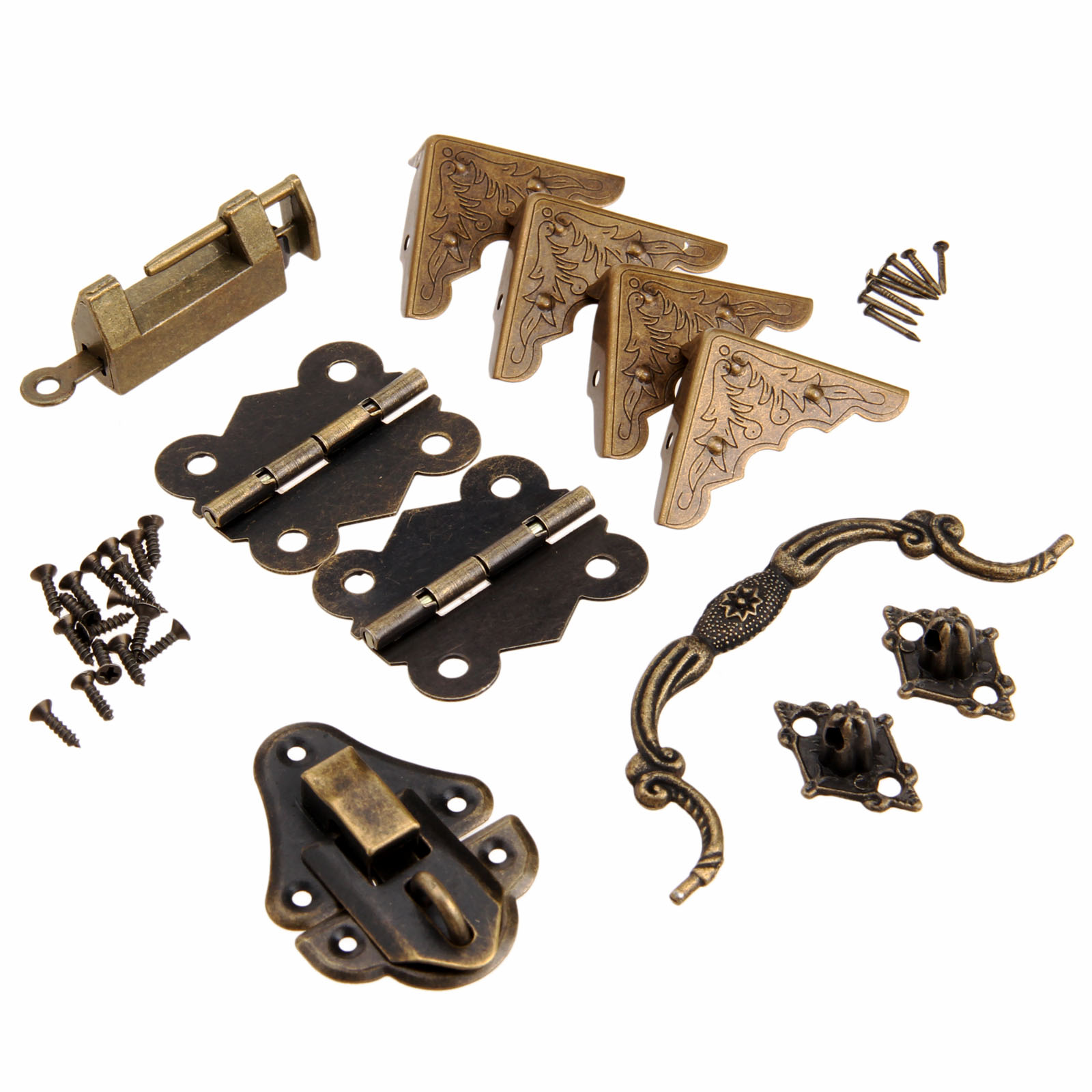 9Pcs/set Furniture Fittings Ch - Furniture Hardware Brass recension och pris
