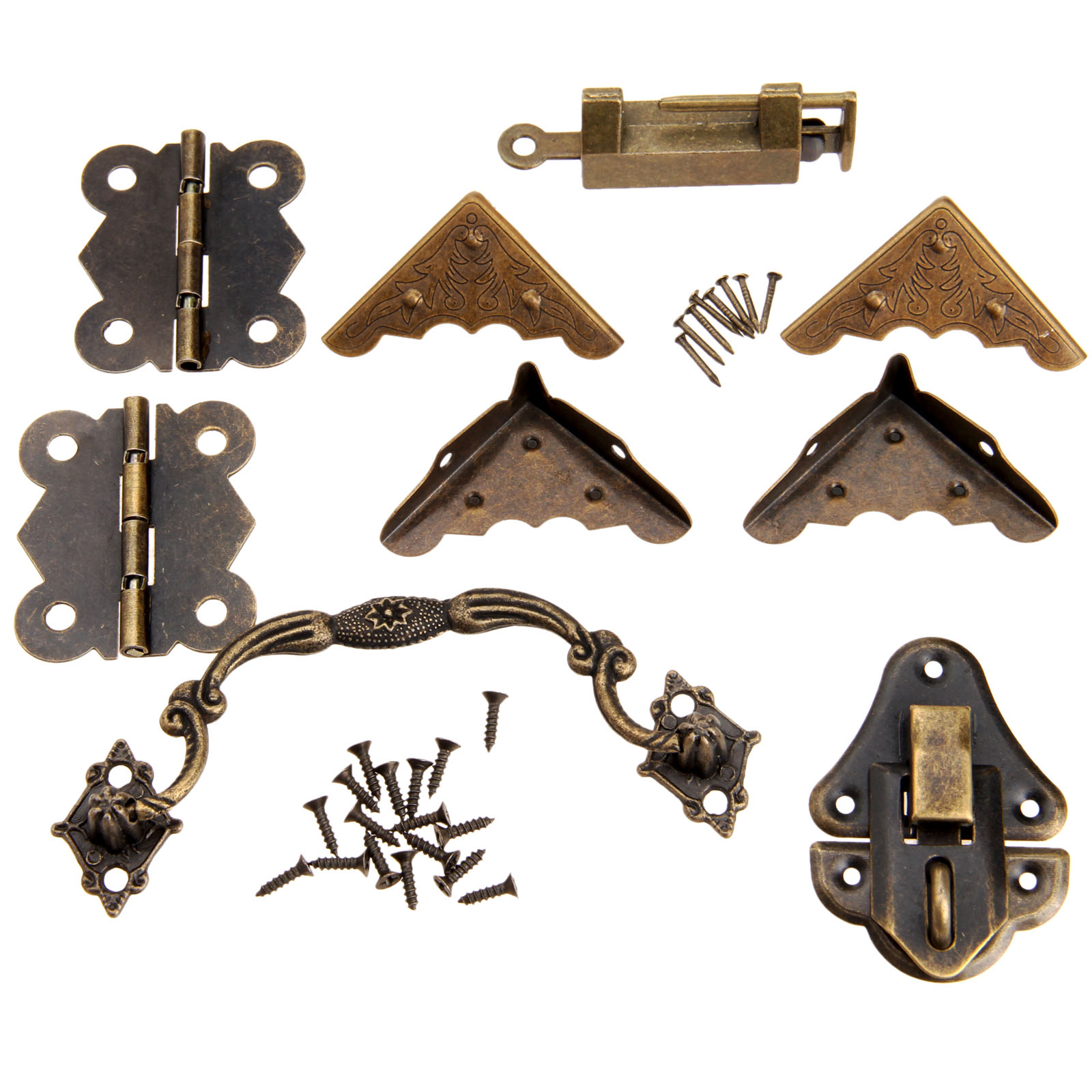 9Pcs/set Furniture Fittings Ch - Furniture Hardware Brass recension och pris