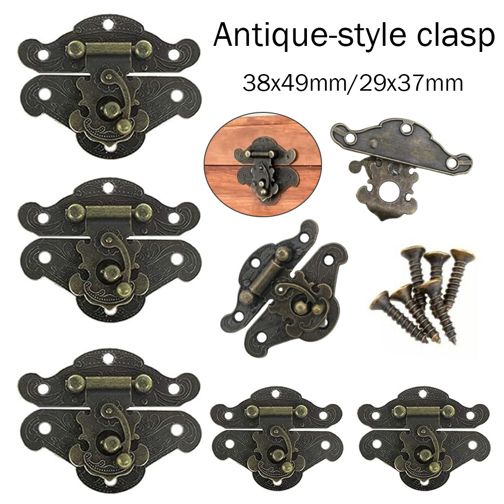 5-20pcs Vintage Metal Hasp Lat - Furniture Hardware Manufacturer recension och pris