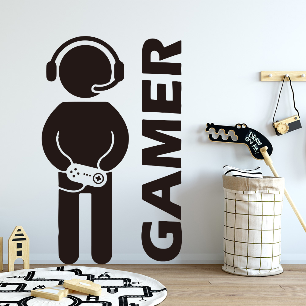 1pc Gamer Wall Art Decal For K - Furniture Hardware Manufacturer recension och pris