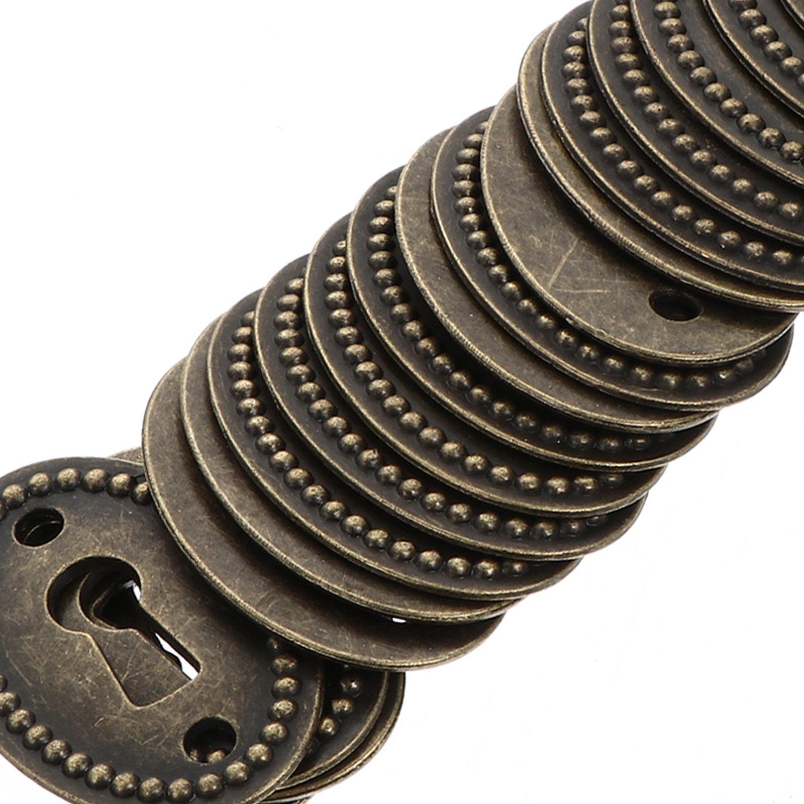 20Pcs Keyhole Cover Durable Zi - Furniture Hardware Brass recension och pris