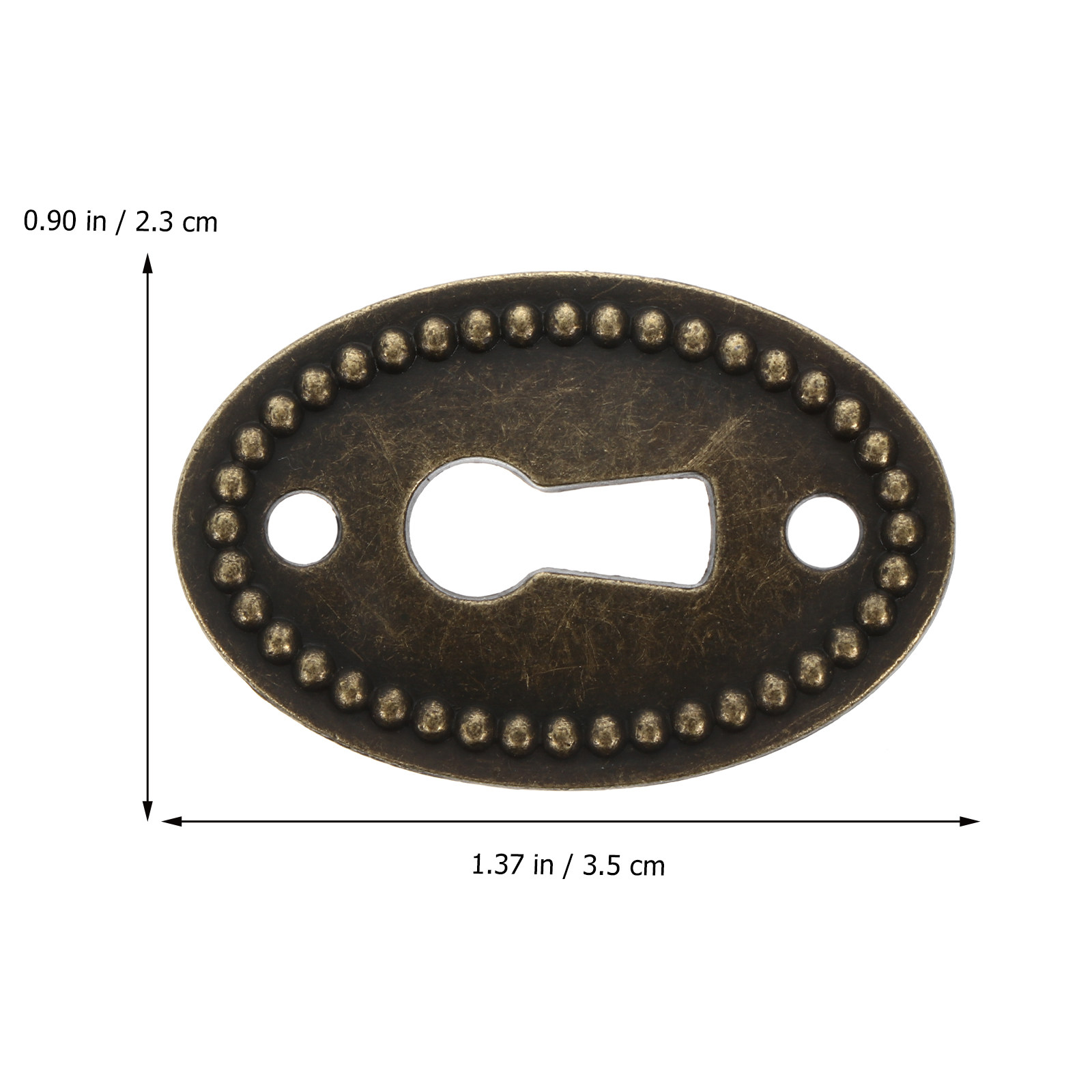 20Pcs Keyhole Cover Durable Zi - Furniture Hardware Brass recension och pris